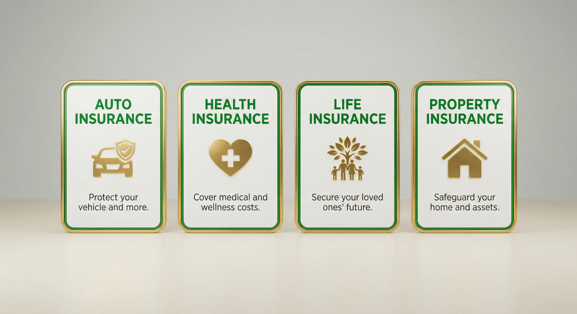 Resumen de tipos de seguro